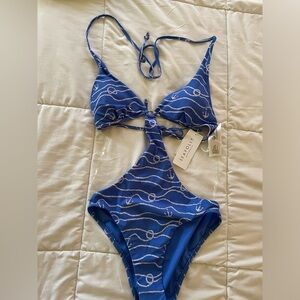 Seafolly Blue One Piece Swimsuit
